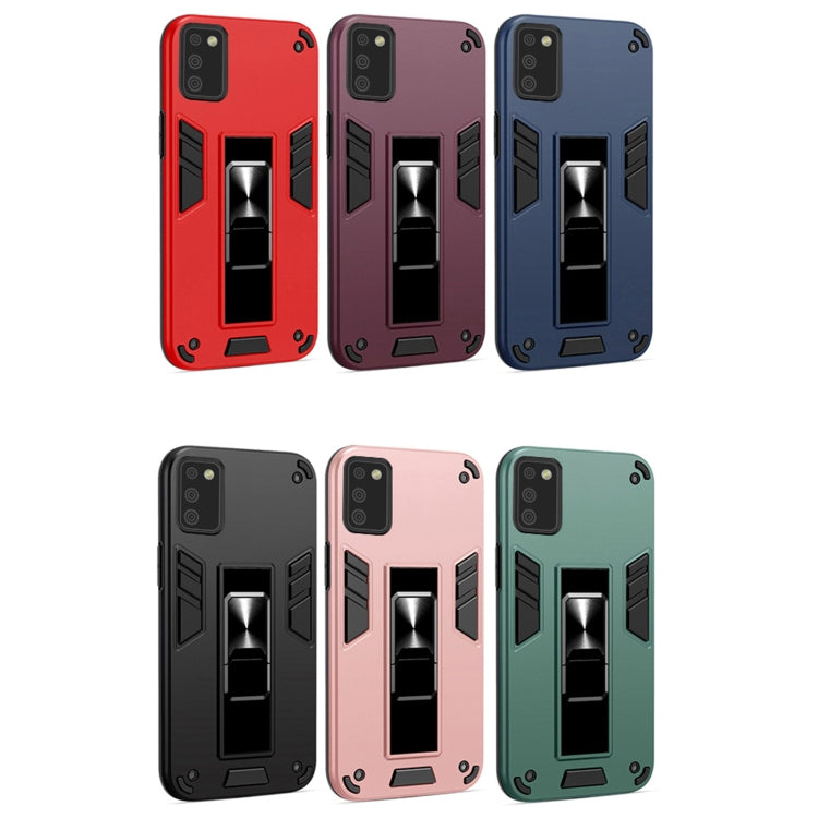 For Samsung Galaxy A52 5G / 4G 2 in 1 PC + TPU Shockproof Protective Case with Invisible Holder