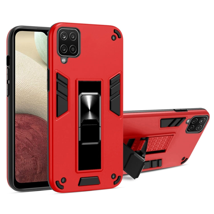 For Samsung Galaxy A72 5G / 4G 2 in 1 PC + TPU Shockproof Protective Case with Invisible Holder