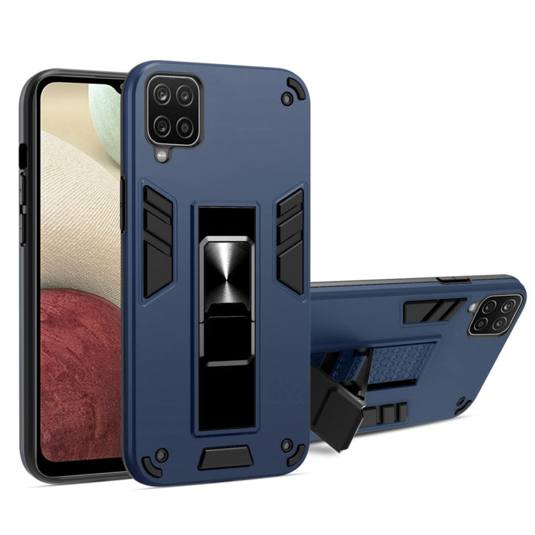 For Samsung Galaxy A72 5G / 4G 2 in 1 PC + TPU Shockproof Protective Case with Invisible Holder