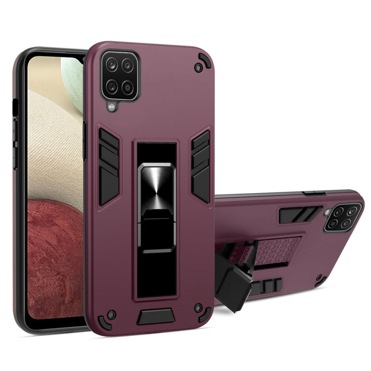 For Samsung Galaxy A72 5G / 4G 2 in 1 PC + TPU Shockproof Protective Case with Invisible Holder