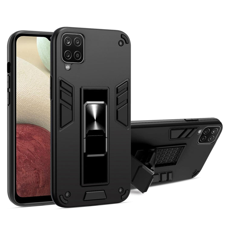 For Samsung Galaxy A72 5G / 4G 2 in 1 PC + TPU Shockproof Protective Case with Invisible Holder