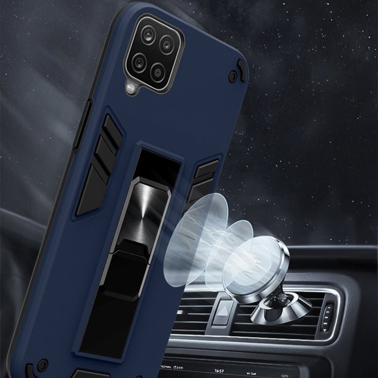 For Samsung Galaxy A72 5G / 4G 2 in 1 PC + TPU Shockproof Protective Case with Invisible Holder