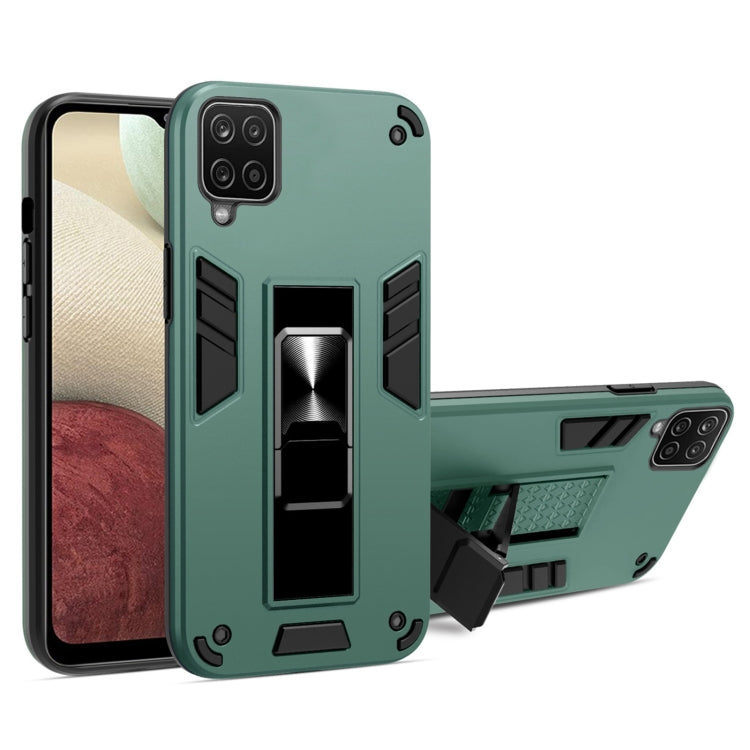 For Samsung Galaxy A42 5G 2 in 1 PC + TPU Shockproof Protective Case with Invisible Holder
