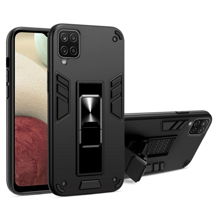 For Samsung Galaxy A42 5G 2 in 1 PC + TPU Shockproof Protective Case with Invisible Holder