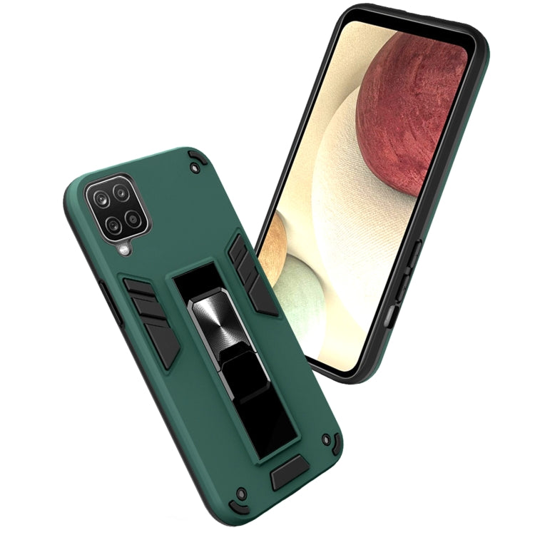 For Samsung Galaxy A42 5G 2 in 1 PC + TPU Shockproof Protective Case with Invisible Holder