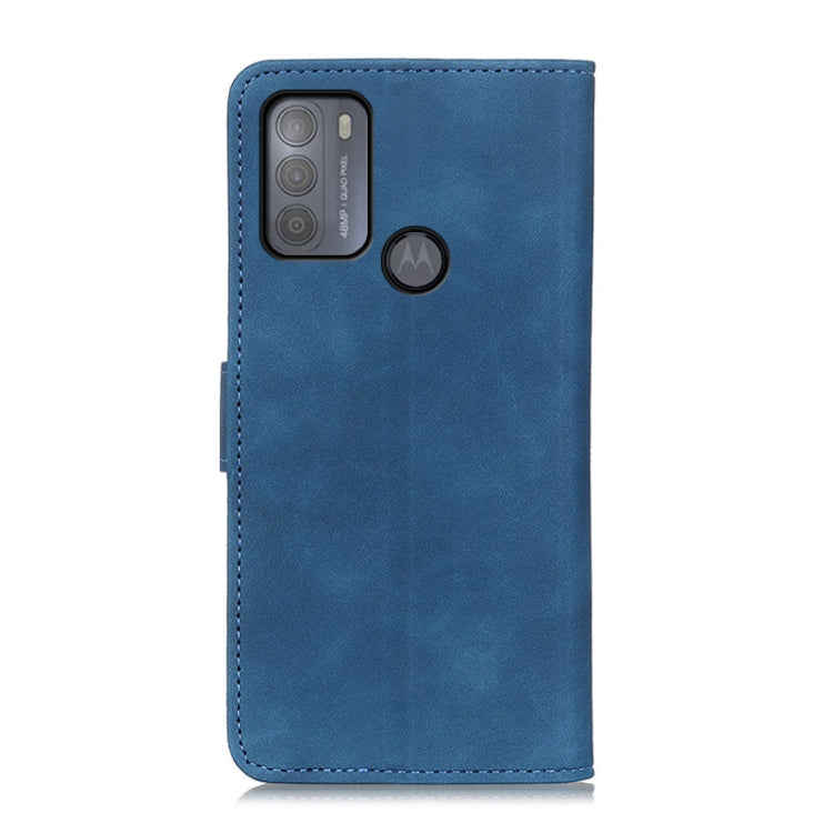 For Motorola Moto G50 KHAZNEH Retro Texture PU + TPU Horizontal Flip Leather Case with Holder & Card Slots & Wallet