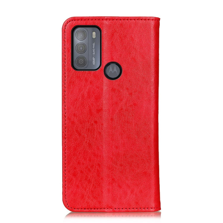 For Motorola Moto G50 Magnetic Crazy Horse Texture Horizontal Flip Leather Case with Holder & Card Slots & Wallet