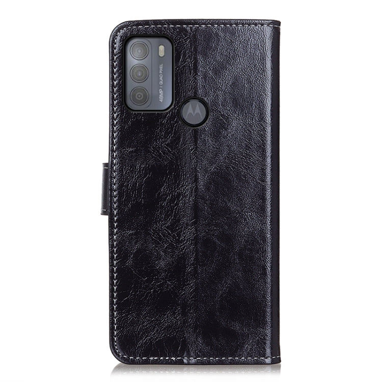 For Motorola Moto G50 Retro Crazy Horse Texture Horizontal Flip Leather Case with Holder & Card Slots & Photo Frame & Wallet