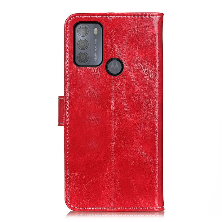 For Motorola Moto G50 Retro Crazy Horse Texture Horizontal Flip Leather Case with Holder & Card Slots & Photo Frame & Wallet