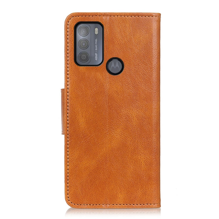 For Motorola Moto G50 Mirren Crazy Horse Texture Horizontal Flip Leather Case with Holder & Card Slots & Wallet