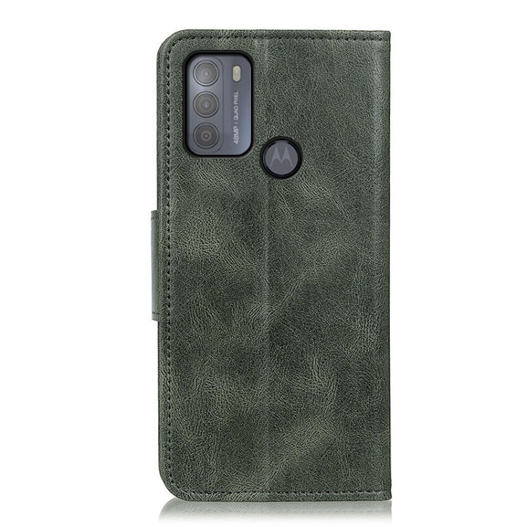 For Motorola Moto G50 Mirren Crazy Horse Texture Horizontal Flip Leather Case with Holder & Card Slots & Wallet