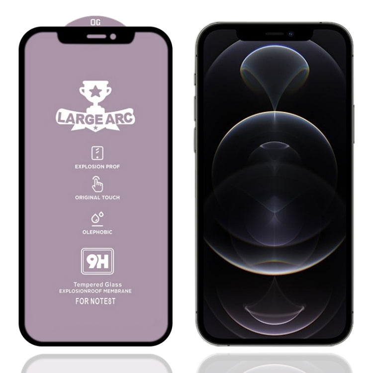 For iPhone 12 / 12 Pro 9H HD Large Arc High Alumina Full Screen Tempered Glass Film