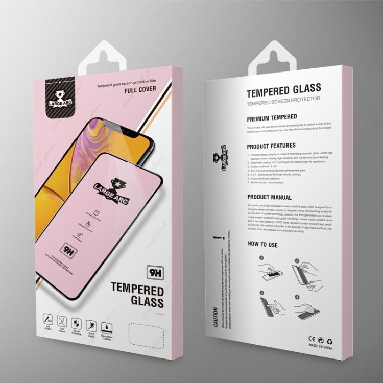 For Samsung Galaxy M31s 9H HD Large Arc High Alumina Full Screen Tempered Glass Film