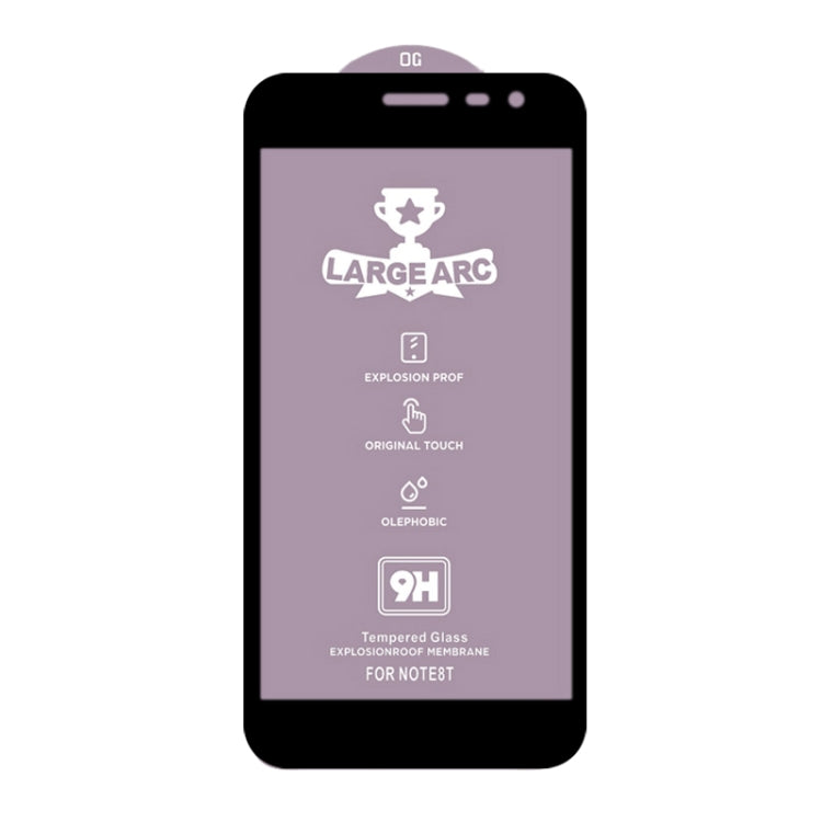 For Samsung Galaxy J2 Core (2020) 9H HD Large Arc High Alumina Full Screen Tempered Glass Film