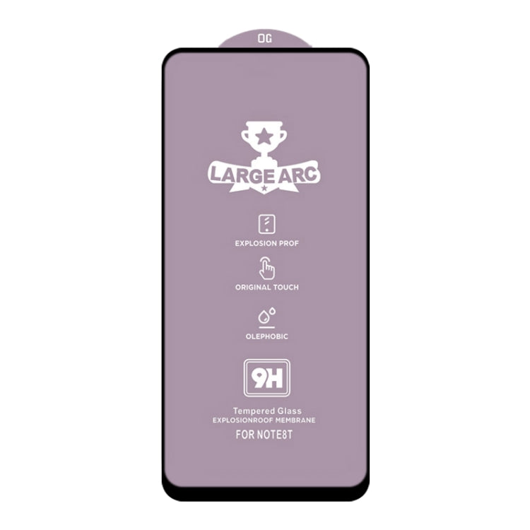 For Samsung Galaxy A11 9H HD Large Arc High Alumina Full Screen Tempered Glass Film