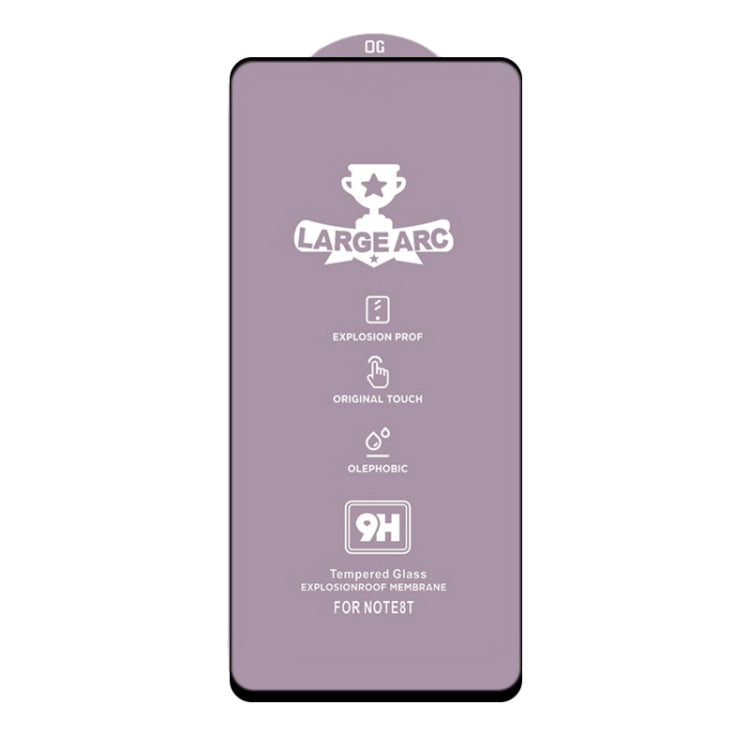 For Samsung Galaxy A51 5G 9H HD Large Arc High Alumina Full Screen Tempered Glass Film