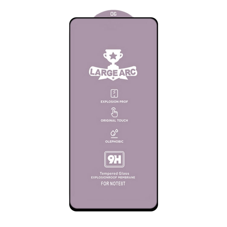 For Samsung Galaxy A60 9H HD Large Arc High Alumina Full Screen Tempered Glass Film