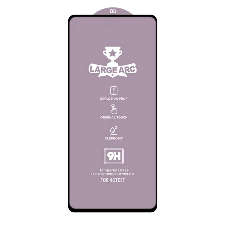 For Samsung Galaxy A72 5G 9H HD Large Arc High Alumina Full Screen Tempered Glass Film