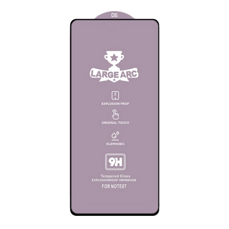 For Samsung Galaxy A71 5G 9H HD Large Arc High Alumina Full Screen Tempered Glass Film