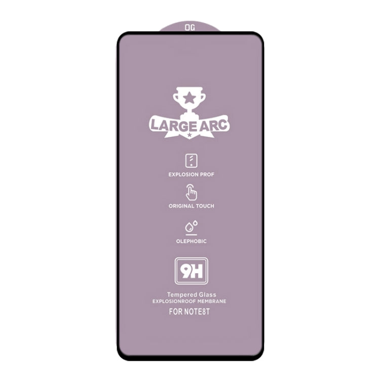 For Samsung Galaxy M51 25 PCS 9H HD Large Arc High Alumina Full Screen Tempered Glass Film