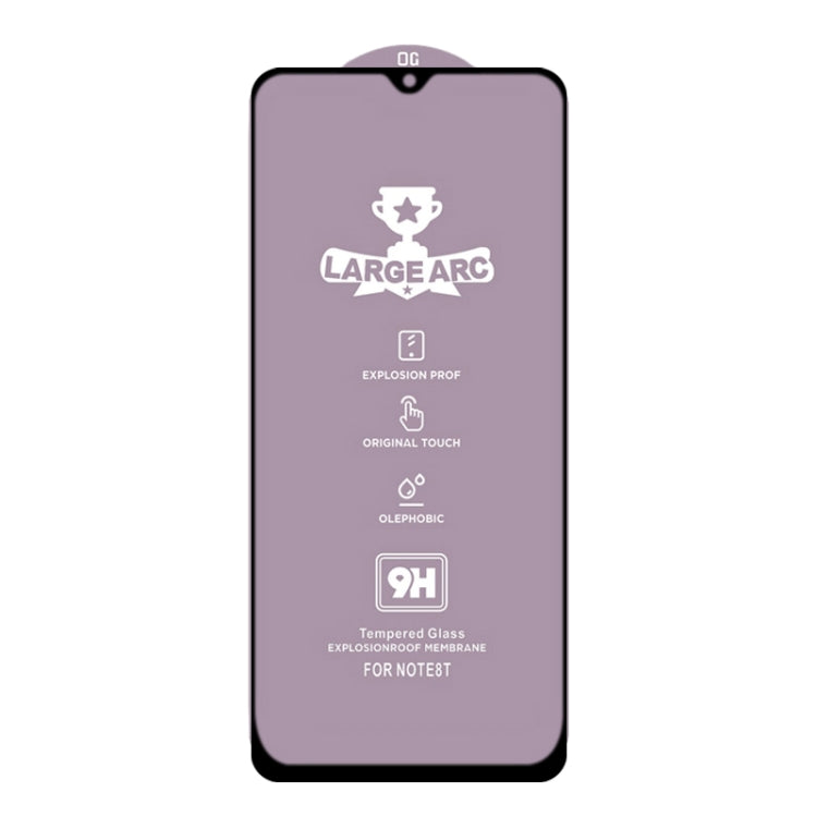 For Samsung Galaxy M02s 25 PCS 9H HD Large Arc High Alumina Full Screen Tempered Glass Film