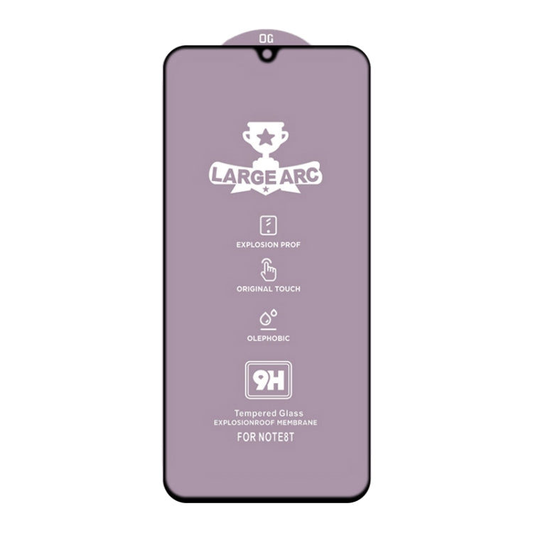 For Samsung Galaxy A90 5G 25 PCS 9H HD Large Arc High Alumina Full Screen Tempered Glass Film