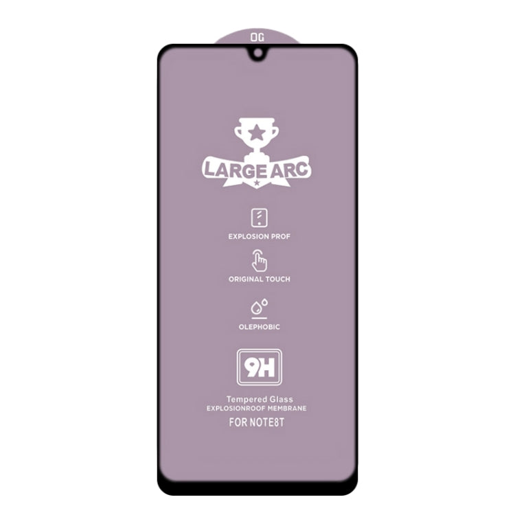 For Samsung Galaxy A31 25 PCS 9H HD Large Arc High Alumina Full Screen Tempered Glass Film