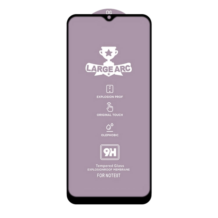 For Samsung Galaxy A02s 25 PCS 9H HD Large Arc High Alumina Full Screen Tempered Glass Film