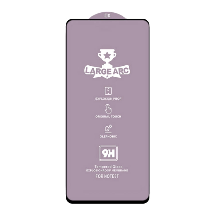 For Samsung Galaxy A51 25 PCS 9H HD Large Arc High Alumina Full Screen Tempered Glass Film