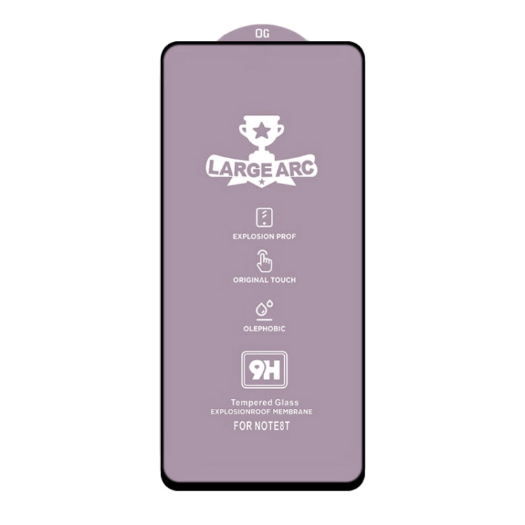 For Samsung Galaxy A52 5G 25pcs 9H HD Large Arc High Alumina Full Screen Tempered Glass Film