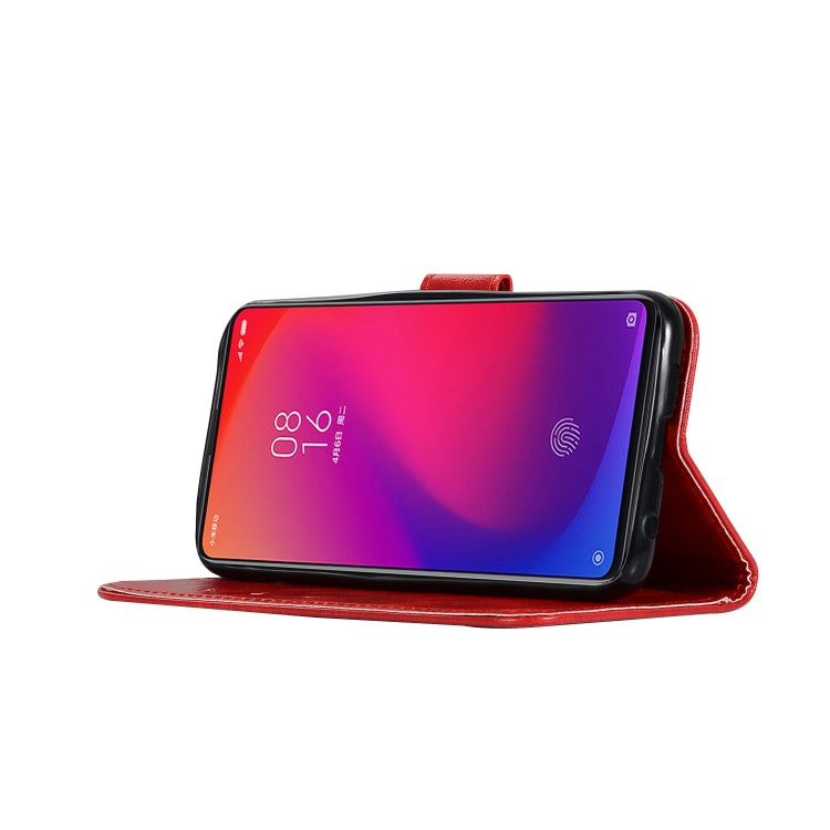 For Xiaomi Redmi K20 Pro Retro Copper Button Crazy Horse Horizontal Flip PU Leather Case with Holder & Card Slots & Wallet & Lanyard