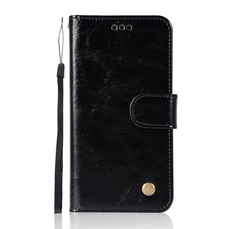 For Xiaomi Redmi 4A Retro Copper Button Crazy Horse Horizontal Flip PU Leather Case with Holder & Card Slots & Wallet & Lanyard