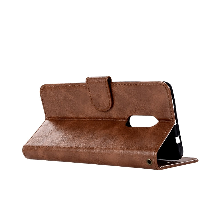 For Xiaomi Redmi Note 4 Retro Copper Button Crazy Horse Horizontal Flip PU Leather Case with Holder & Card Slots & Wallet & Lanyard
