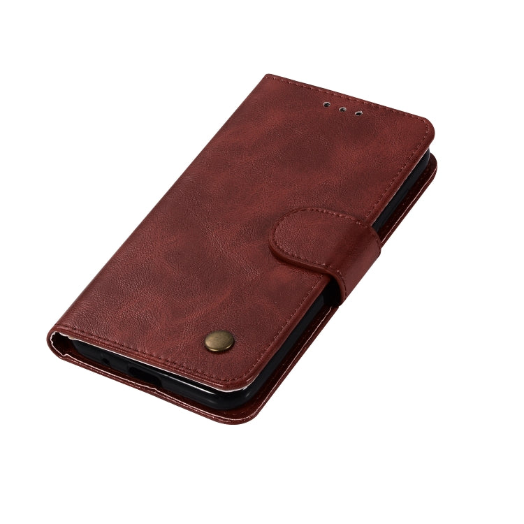 For Xiaomi Redmi 5A Retro Copper Button Crazy Horse Horizontal Flip PU Leather Case with Holder & Card Slots & Wallet & Lanyard