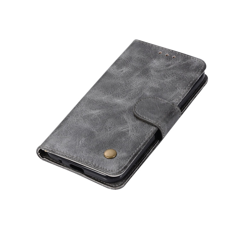 For Xiaomi Redmi 5A Retro Copper Button Crazy Horse Horizontal Flip PU Leather Case with Holder & Card Slots & Wallet & Lanyard