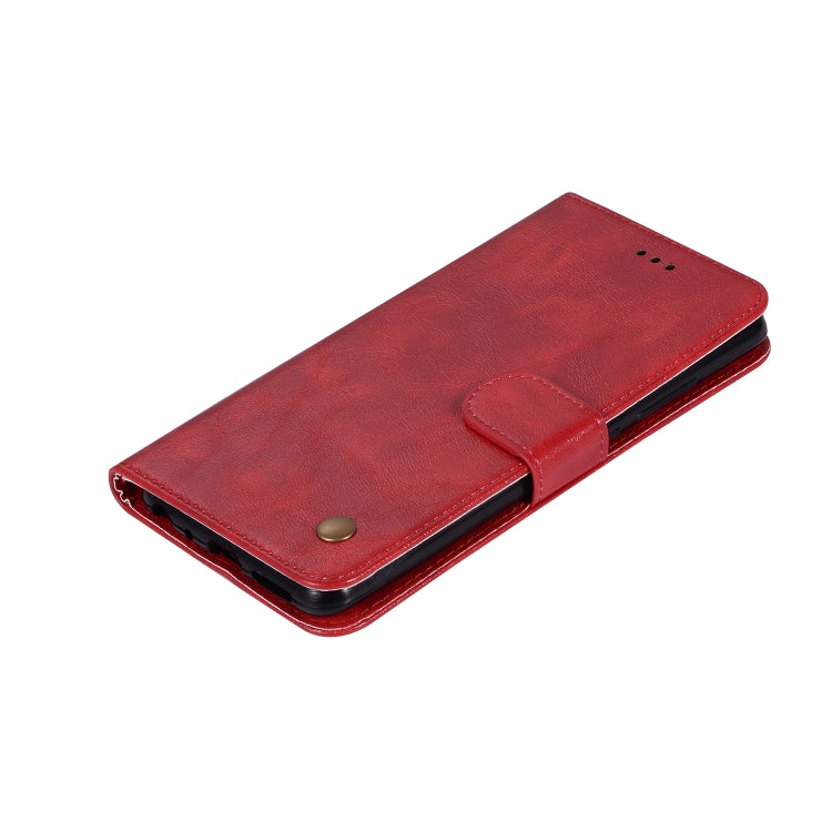 For Xiaomi Redmi Note 5 Pro Retro Copper Button Crazy Horse Horizontal Flip PU Leather Case with Holder & Card Slots & Wallet & Lanyard