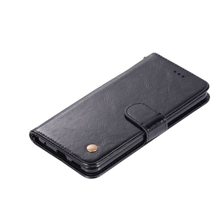 For Xiaomi Mi CC9e Retro Copper Button Crazy Horse Horizontal Flip PU Leather Case with Holder & Card Slots & Wallet & Lanyard
