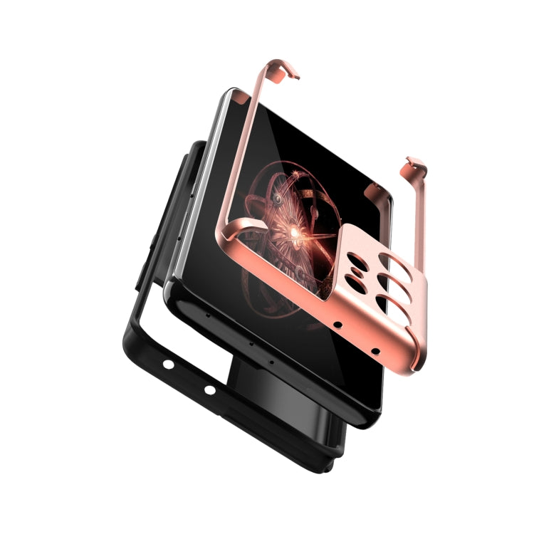 For Samsung Galaxy S21 Ultra 5G GKK X-Four PC+TPU Silicone Shockproof Protective Case