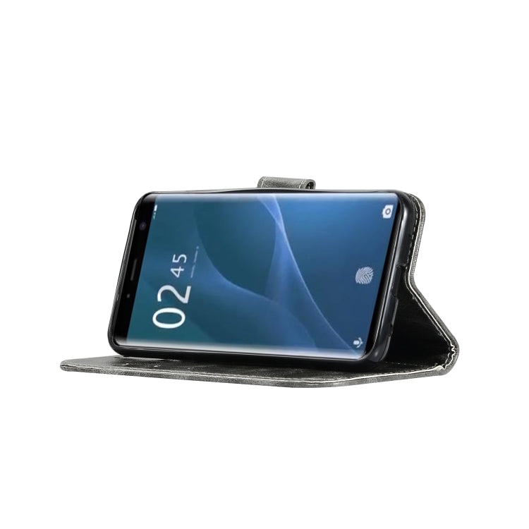 For Sony Xperia 1 Retro Copper Button Crazy Horse Horizontal Flip PU Leather Case with Holder & Card Slots & Wallet & Lanyard