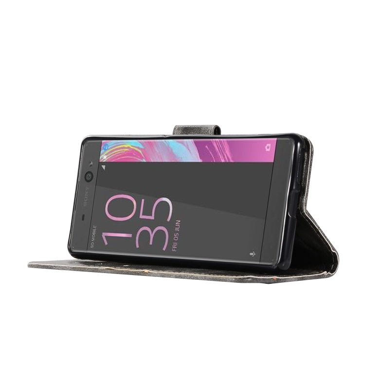 For Sony Xperia L1 Retro Copper Button Crazy Horse Horizontal Flip PU Leather Case with Holder & Card Slots & Wallet & Lanyard