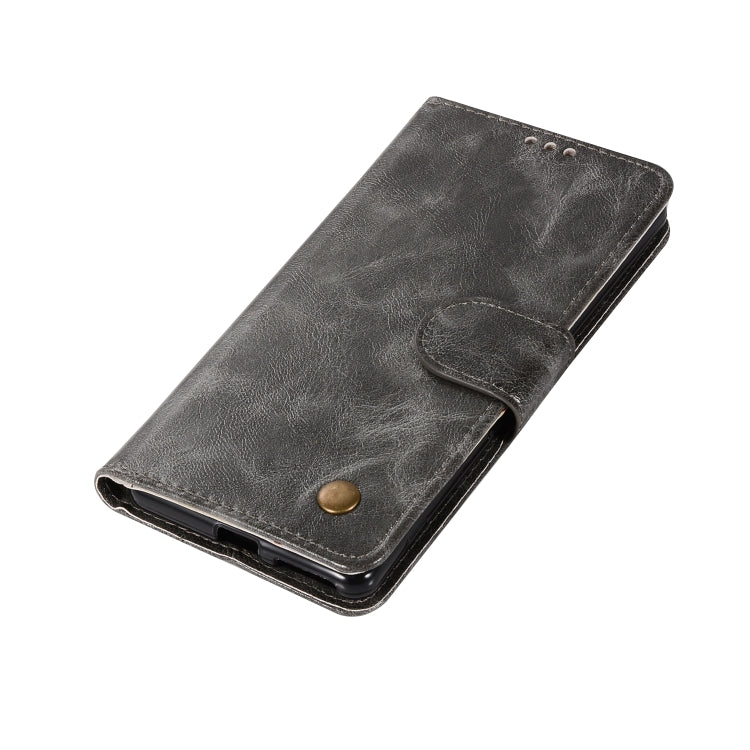For Sony Xperia X Performance Retro Copper Button Crazy Horse Horizontal Flip PU Leather Case with Holder & Card Slots & Wallet & Lanyard