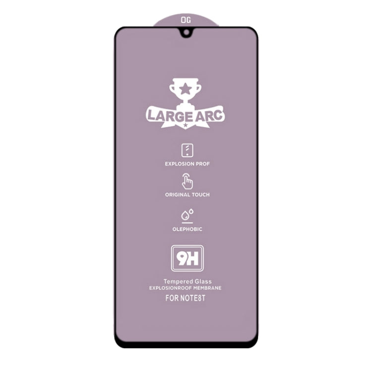 For Huawei Enjoy 20 Pro (CN Version) 25 PCS 9H HD Large Arc High Alumina Full Screen Tempered Glass Film