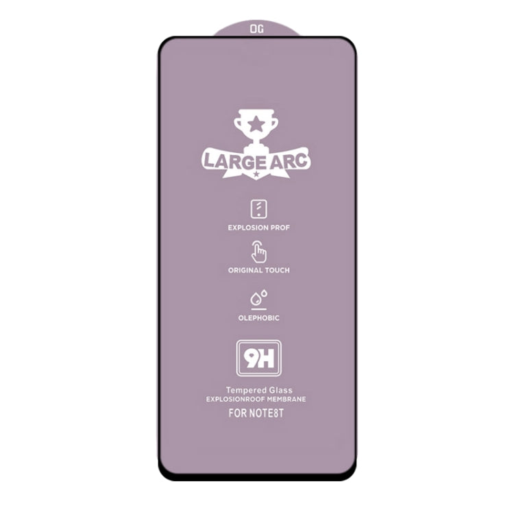 For Honor X10 5G 25 PCS 9H HD Large Arc High Alumina Full Screen Tempered Glass Film