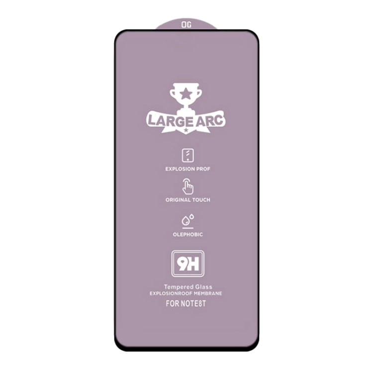 For Huawei Y9a 25 PCS 9H HD Large Arc High Alumina Full Screen Tempered Glass Film