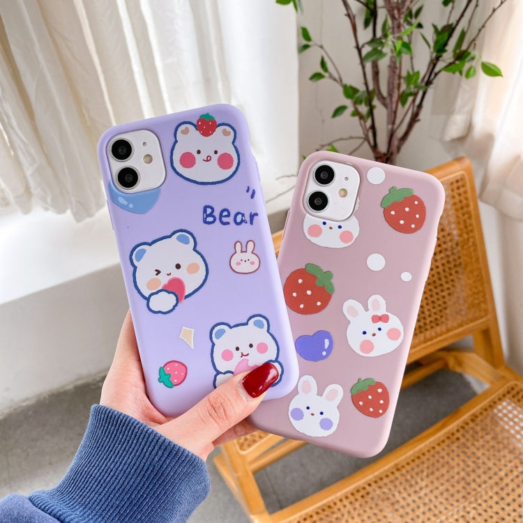 For iPhone 12 mini TPU Pattern Protective Case