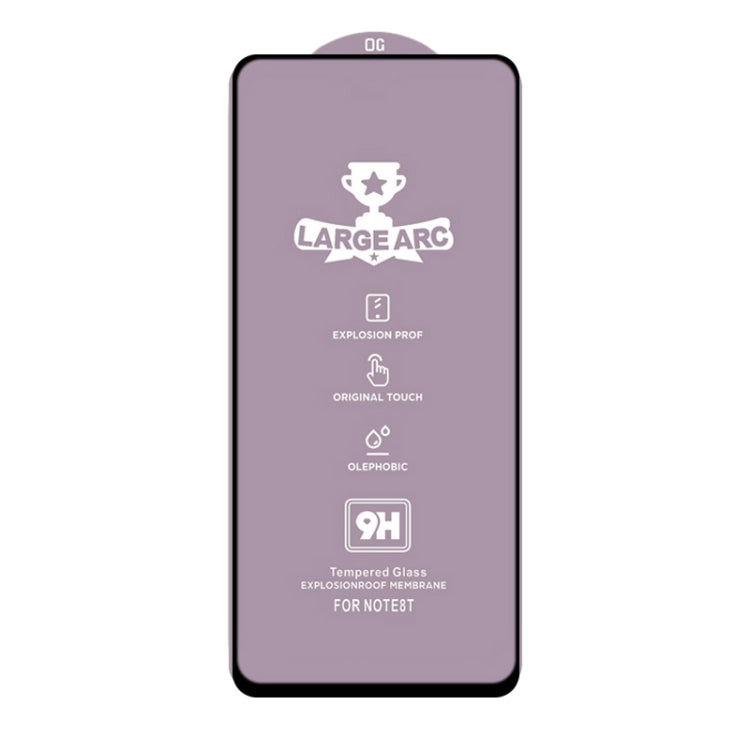 For Xiaomi Mi 10T 5G 9H HD Large Arc High Alumina Full Screen Tempered Glass Film