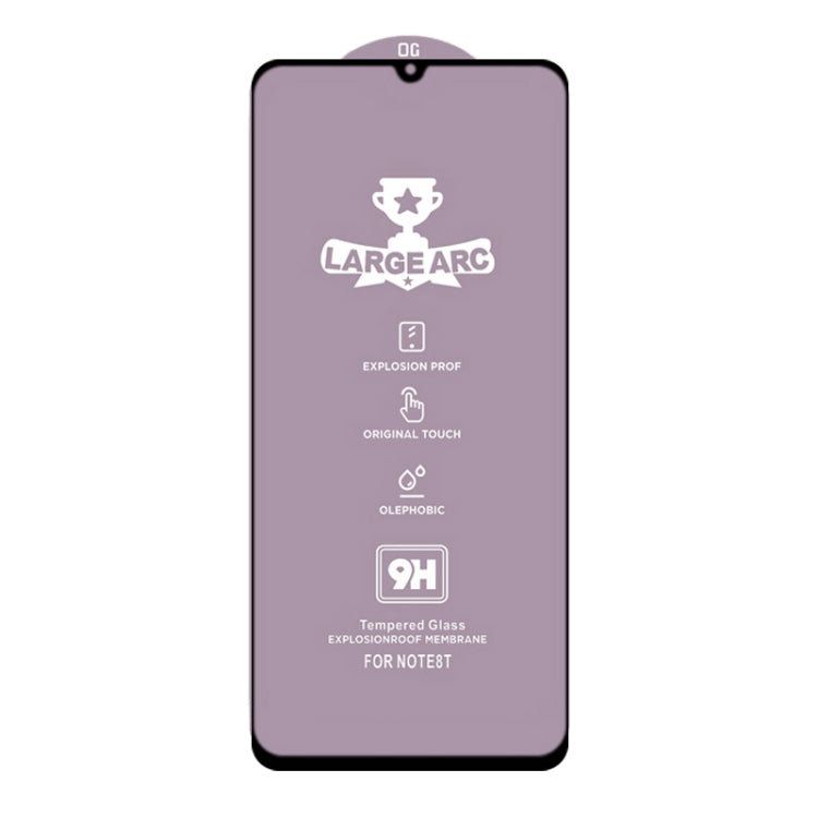 For Xiaomi Mi 10 Youth 5G 9H HD Large Arc High Alumina Full Screen Tempered Glass Film