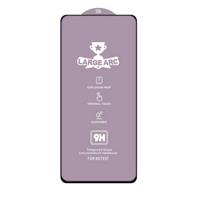 For Xiaomi Poco X2 9H HD Large Arc High Alumina Full Screen Tempered Glass Film