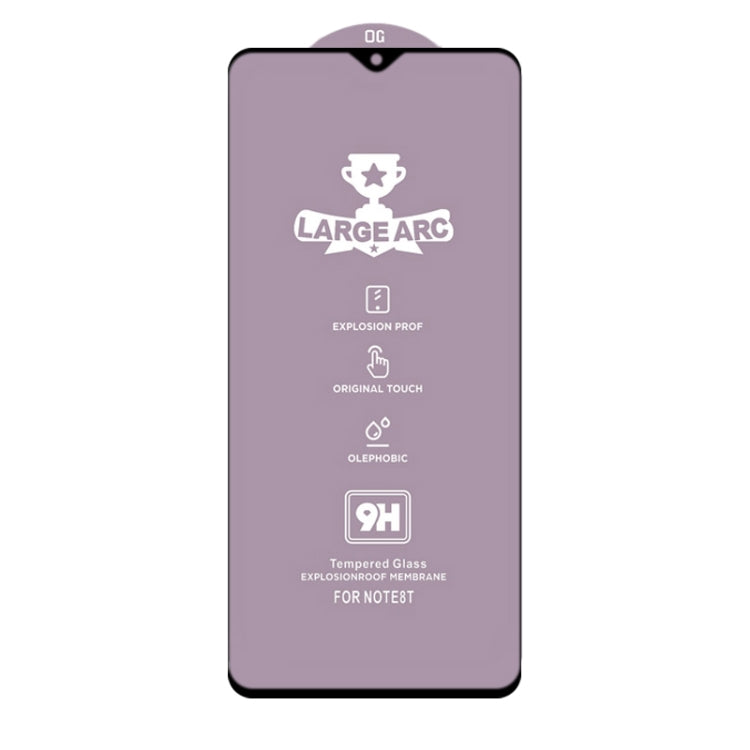 For Xiaomi Poco M3 9H HD Large Arc High Alumina Full Screen Tempered Glass Film