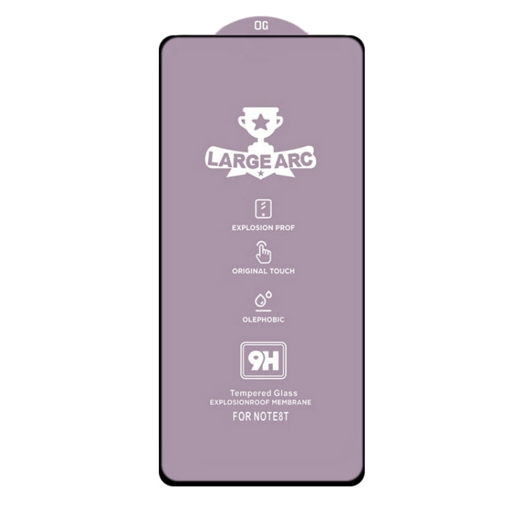 For Xiaomi Redmi K30 5G / 4G 9H HD Large Arc High Alumina Full Screen Tempered Glass Film